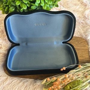 Gucci Black Large Suede Sunglass Case